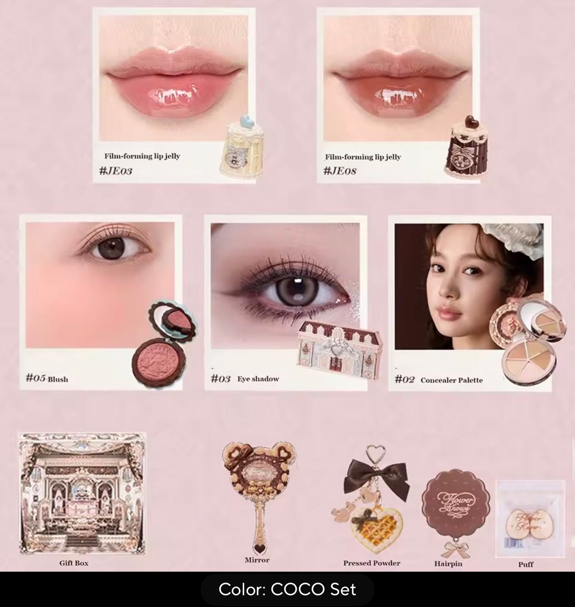 Flowerknows 10pcs Giftbox Beauty Set and Bundles