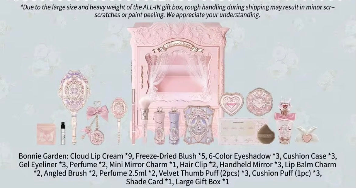 Bunny Garden Makeup Set Comes With Display Box
